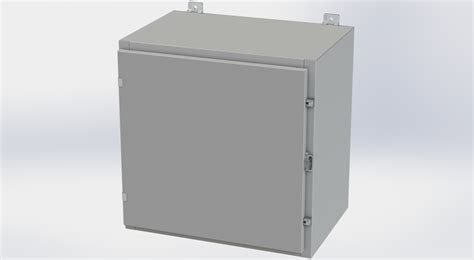 saginaw sce-24h2416lp nema 4 clamped single-door metal enclosure-24x24x16|Saginaw Control & Engineering SCE24H2416LP .